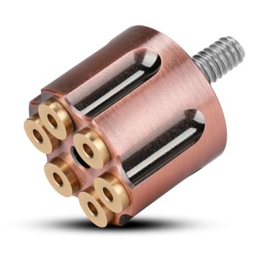 Imagem de beyisi Parafuso Do Assento Para-Lama Traseiro Para Harley Dyna Sportster Softail Road Glide Street Touring King Cvo Electra Iron 883 Bob 1996-2024 Rosca 1/4"-20 Porca Revolver (Bronze)