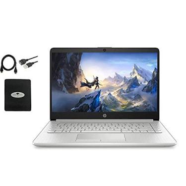 Imagem de Notebook HP HD de 14 polegadas para negócios e estudantes, AMD Ryzen3 3250U (até 3,5 GHz), 16 GB de RAM, SSD de 512 GB, Ethernet, USB-A e C, webcam, WiFi, Bluetooth, HDMI, carga rápida, Win10 S, com acessórios GM