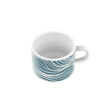 Imagem de Xícara Café Tramontina Clarice em Porcelana Decorada 100 ml Tramontina