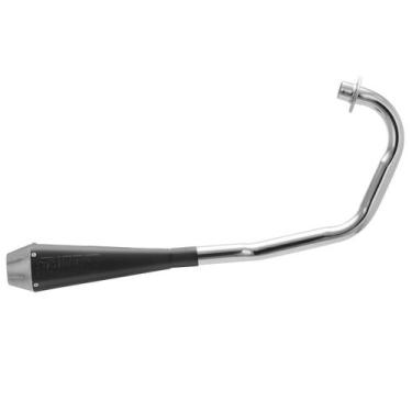 Imagem de Escapamento Esportivo Shot 8 Moto Honda Titan 125 1995 À 1999 Curva Cr