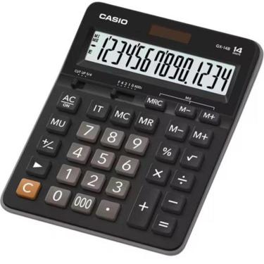 Imagem de Calculadora De Mesa Casio Gx14b 14 Dígitos Preta [f002]