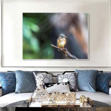 Imagem de Quadro Canvas Decorativo para Sala Beija-flor 40x60 - LUGGUI ART. FOTO