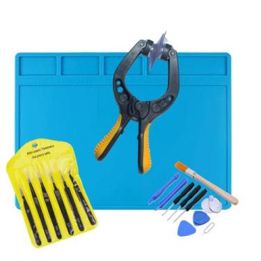 Imagem de Tapete Antiestatica 20x28cm Kit c/ Ventosa Pro e Acessórios - Pengi