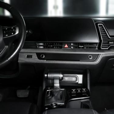 Imagem de YOUTOOCAR Capa de moldura de acabamento de saída de ar condicionado de grão de madeira compatível com acessórios KIA Sportage NQ5