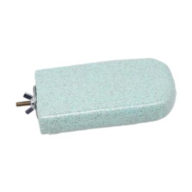 Imagem de Generic Plataforma para poleiro de pássaros, pedra de amolar bico, garras para pés, aparador, suporte para papagaios, tentilhões, conures, hamsters, Azul Claro