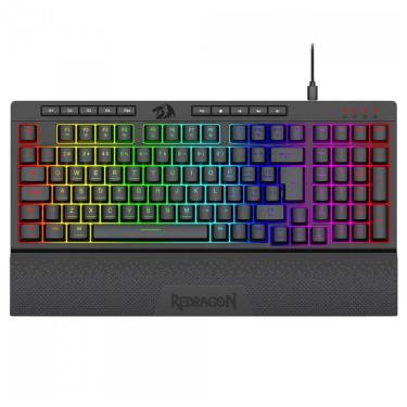 Imagem de Teclado Gamer Redragon Shiva 98 - ABNT2 - Iluminação RGB - Apoio de Pulso - Preto - K515-RGB PT