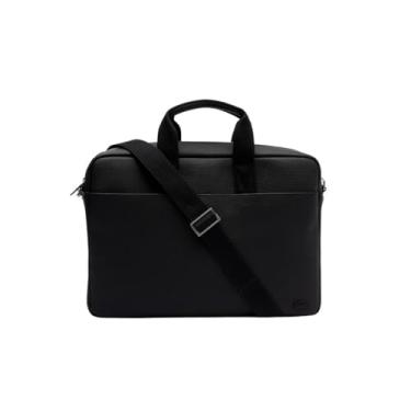 Imagem de Lacoste Bolsa clássica para computador, Pique pequeno preto, One Size