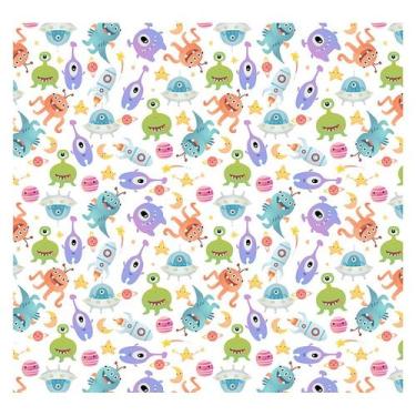 Imagem de Papel de Parede Adesivo Infantil Monstrinhos Quarto Bebe - 806pcp - Al