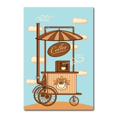 Imagem de Placa Decorativa - Carrinho de Café - 1319plmk - Allodi
