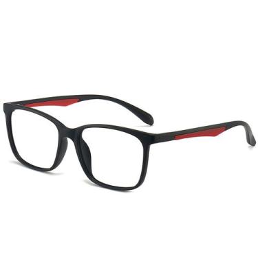 Imagem de Óculos de bloqueio de luz azul ANRRI Lightweight preto/vermelho