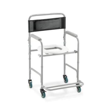 Imagem de Cadeira De Banho Higiênica D30 Resistente e Confortável Para Idoso - D