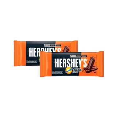 Imagem de Kit 2 Chocolate Hershey's Ovomaltine 40% Black 75g - Hersheys