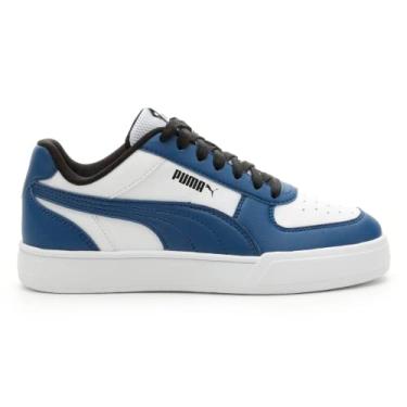 Imagem de Puma azil/branco jr tênis Mod. 38205620, Branco azul brilhante, 23.2 cm