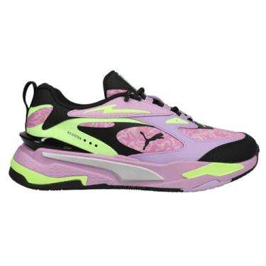 Imagem de PUMA - Tênis juvenil Rs-Fast Space Glam, Flor de orquídea/rosa roxa/maçã efervescente, 5.5 Big Kid