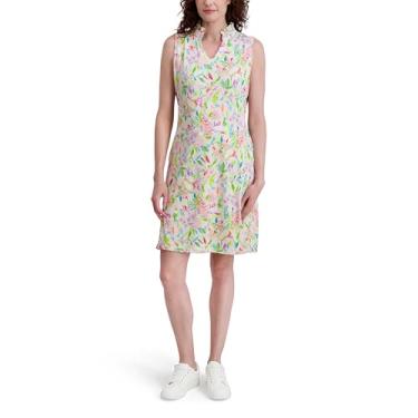 Imagem de Stella Parker Roupa feminina de verão casual para viagem, vestido de verão para resort, saída de praia, vestido de férias, Videira floral, PP