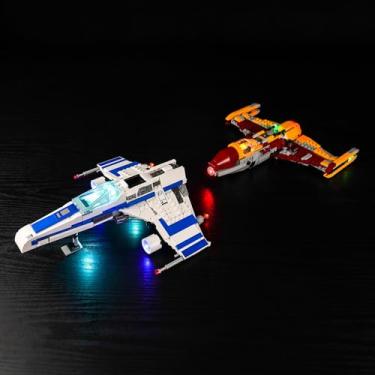 Imagem de Hilighting Upgraded Led Light Kit for Lego New Republic E-Wing vs. Shin Hati's Starfighter Building Set, Compatible with Lego 75364 (Model Not Included)
