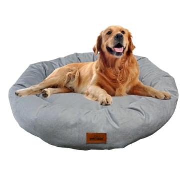 Imagem de Cama para Pet Grande 80x80cm Cachorro Lavável Antifriagem (Cinza)