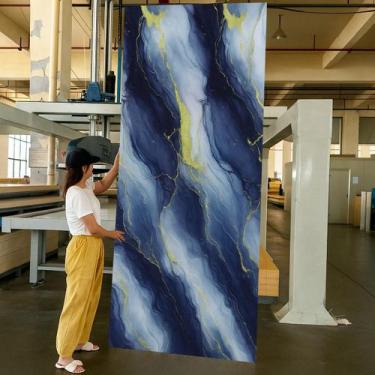 Imagem de 4 Placa Adesiva em Rolo 3d Marmore Parede Lavavel 260X120cm - Tribosho