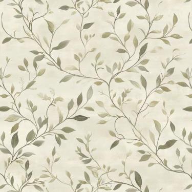 Imagem de Papel De Parede Adesivo Floral Ramos Autocolante Premium - PAPEL E PAR