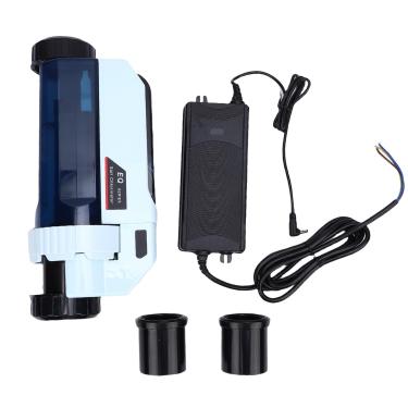 Imagem de Tnfeeon Limpador de Células de Sal, Autolimpeza de Engrenagem Ajustável de 32 G/h para Piscina, Spa, Natação, Tanque de Natação, Necessidades de Limpeza de Clorador