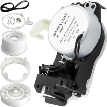 Imagem de W10913953 49tyz-e120a1 Atuador de mudança de arruela com W10721967 Kit de embreagem de polia de arruela W10006384 Correia de transmissão compatível com Whirlpool, Kenmore, Maytag máquina de lavar