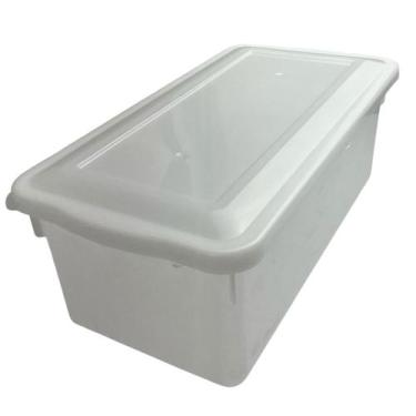 Imagem de CAIXA COM TAMPA 5L ORGANIZADORA BIOPRATIKA 17,5x12x33CM 0510 - PLEION