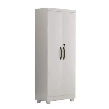 Imagem de Armário Multiuso 2 portas com chave TORONTO BRANCA