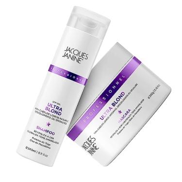 Imagem de Shampoo + Máscara Matizador Ultra Blond Jacques Janine 240g