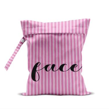 Imagem de Bolsa impermeável e úmida e seca para roupa de banho, viagens, cosméticos, roupas sujas para piscina, ioga, academia, artigos de higiene, carrinho de bebê, bolsas de praia de viagem reutilizáveis