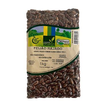 Imagem de Feijão Rajado Orgânico Coopernatural 1kg