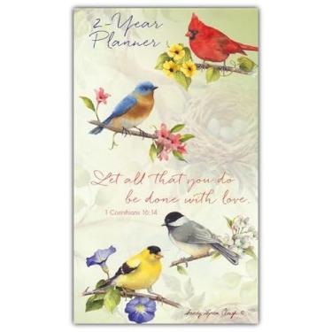 Imagem de Faithfully Yours Calendário de bolso e agenda 2026-2027 (Let All That You Do Be Done with Love)