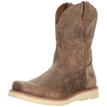 Imagem de Ariat Bota masculina de trabalho com bico quadrado Rambler Recon Western, Bomber marrom, 12 Wide