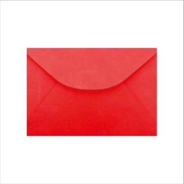 Imagem de Envelope Visita Color Mais pacote de PP, Papel offset, (12×8 cm), Vermelho, Romitec, 10 unidades
