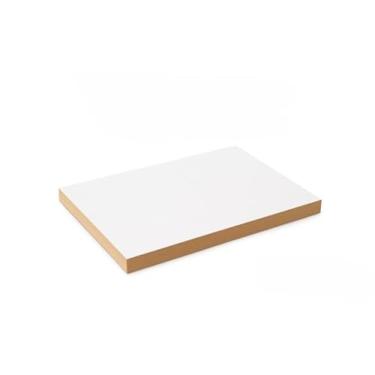 Imagem de Placa MDF Branco Texturizado, 30x30cm, 15mm de Espessura (2)