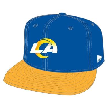 Imagem de BONE 9FIFTY ORIGINAL FIT SNAPBACK ABA RETA LOS ANGELES RAMS CLASSIC ABA RETA SNAPBACK ROYAL NEW ERA-Masculino