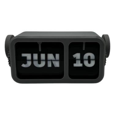 Imagem de Calendário flip perpétuo impresso em 3D – decoração de mesa moderna, exibição mensal e diária ajustável, acessório exclusivo de escritório e casa, presente feito à mão para entusiastas minimalistas e