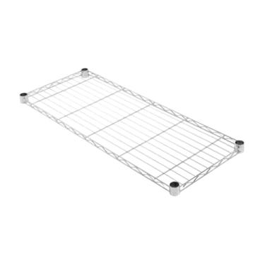 Imagem de Prateleira Avulsa Para Estante Aço Aramado 90x35 Cromado