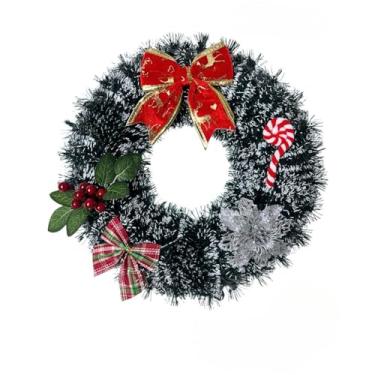 Imagem de Guirlanda De Natal Luxo Grande Girlanda De Porta De Natal Decoração Natalina Enhance the Festive Atmosphere(Nevada 2 Grande)