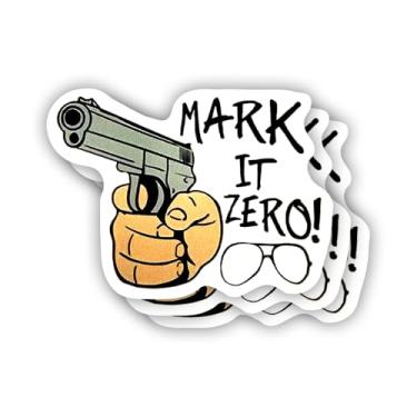Imagem de Adesivo Mark It Zero (3 peças) com frases motivacionais sarcásticas, citação humorística, decalque de vinil para Kindle, laptop, garrafa de água, capacete rígido de telefone, adesivo com citação de