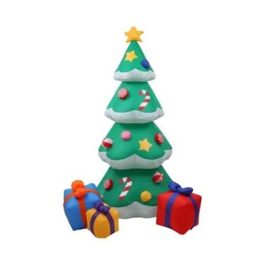 Imagem de Árvore de Natal Inflável de LED 7FT (2,1m) - Decoração Interna e Exter