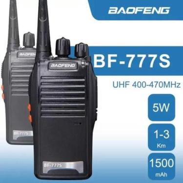Imagem de Kit 4 Unidades Radio Comunicador Walk Talk Baofeng Bf-777S +