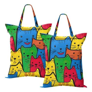 Imagem de SEHANY 2 peças de sacos grandes de lavanderia com alça, à prova d'água, bolsa de roupa para viagem e natação