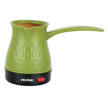 Imagem de MotiveTech Cafeteira turca elétrica, máquina de café, aquecimento uniforme, portátil, chaleira anti-queimadura para casa, escritório, viagens e camping, Verde