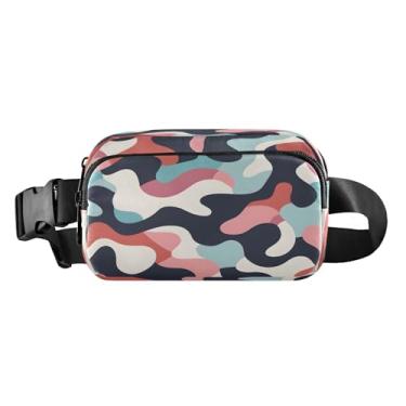 Imagem de CEBUGI Pochetes de caminhada para homens e mulheres, pochete moderna resistente à água com cinto ajustável para treino, viagem, corrida