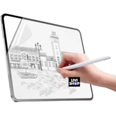 Imagem de Película Cerâmica 9D Paperlike para Samsung Galaxy Tab S9 FE / S9 FE Plus – Fosca, Textura Papel, Anti Reflexo e Anti Risco (2 UNIDADES)