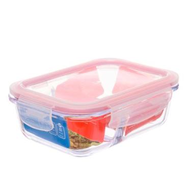 Imagem de Pote de Vidro Hermético 640ml com Divisória Invicta, Único, Unisex