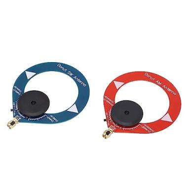 Imagem de Cryfokt Mini Antena Portátil Donut Loop Anti-interferência para Rádio de Ondas Curtas, Pacote de 2, Substituição Ideal para Rádios FM SW, Material PCB, Adequado para Viagens