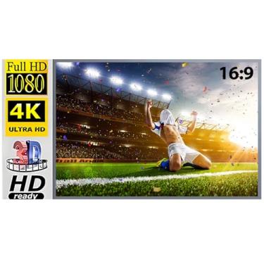 Imagem de 100 Polegadas Tela para Projetor - Tela Projetor，16:9, 68-210cm Ajustável, Ideal para EstudantesProfissionais de Escritório e Domicílio(100 Polegadas)