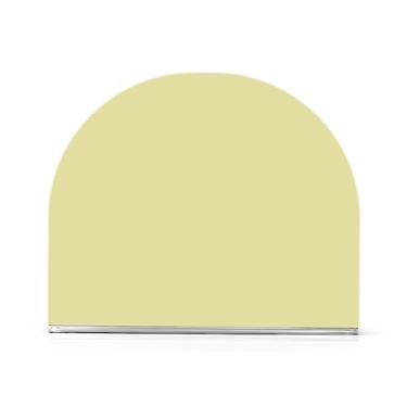 Imagem de Porta-guardanapos de acrílico Goldenrod pálido, dispensador de guardanapos em forma de U, suporte de guardanapo vertical