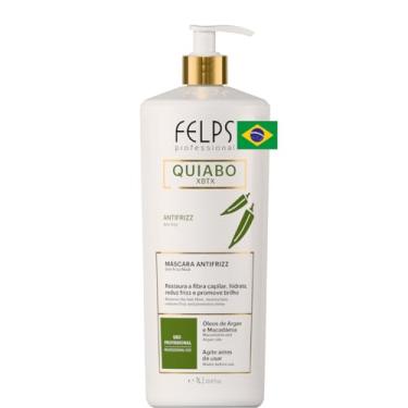 Imagem de Xbtx Quiabo Okra Alinhamento Capilar, Felps, 1 L, BRANCO